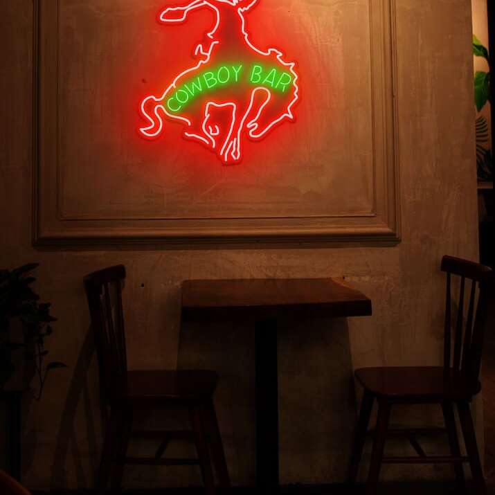 Cowboy Bar Neon Sign business neon sign