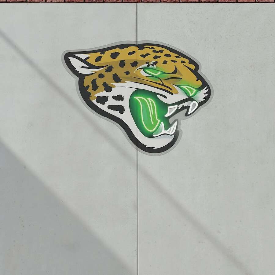 Jacksonville Jaguars Football Neon Sign