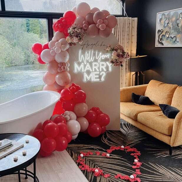 custom led neon sign for proposal and engagement