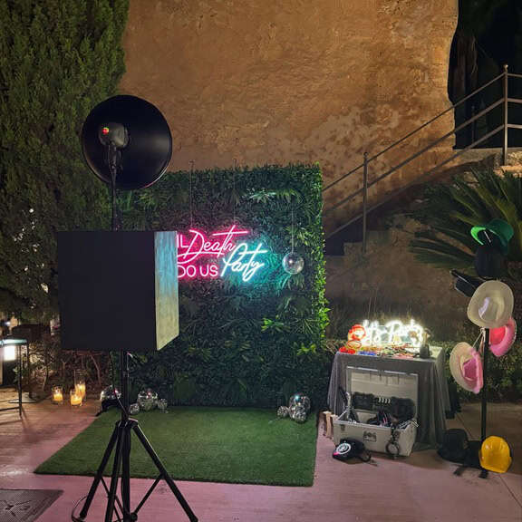 custom neon sign for film and video production
