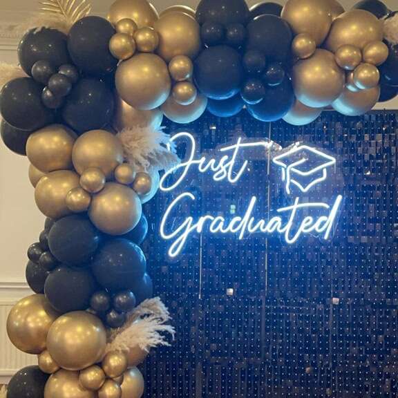 custom neon sign for graduation party