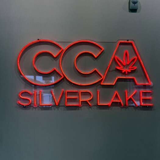 dispensary logo led neon sign