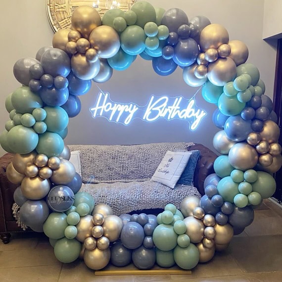 happy birthday neon sign for party