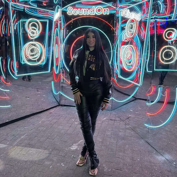influencer photo custom neon sign