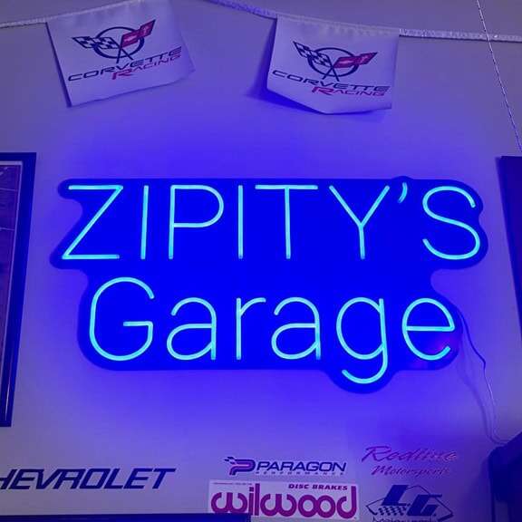led neon sign for garage workshop decor