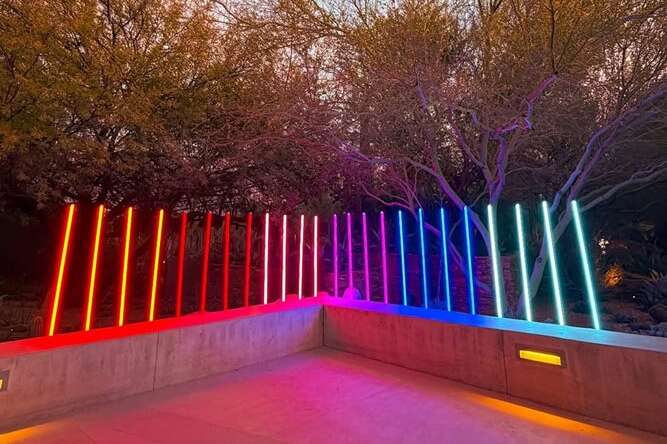 led neon tube lamp group multiple lamps use example