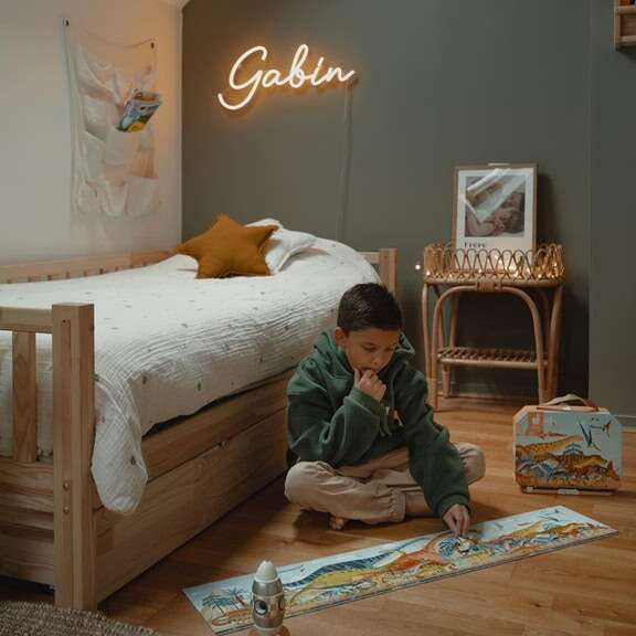 soft white led neon sign for boys room kid room decor