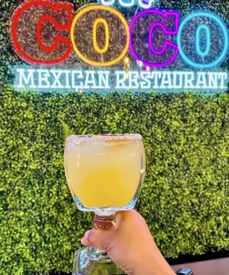 Coco Mexican Restaurant bar neon sign
