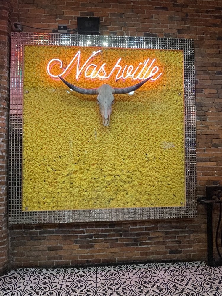 Milk & Honey Nashville neon signs in Nashville