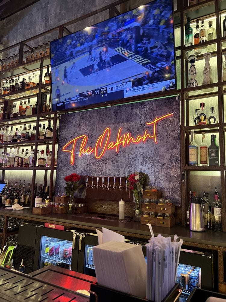The Oakmont Neon signs in Indianapolis