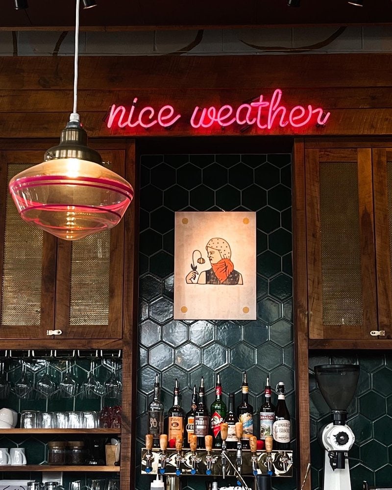 nice weather bar Neon signs in Indianapolis