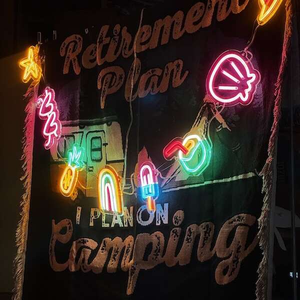 summer string lights summer party neon sign